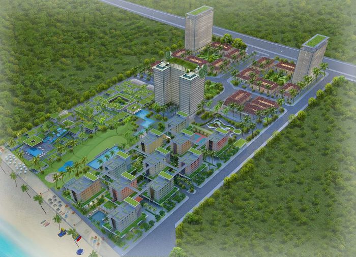 Phối cảnh dự &aacute;n Khu du lịch Đại Dương