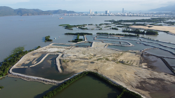 Hiện trạng dự &aacute;n khu du lịch sinh th&aacute;i v&agrave; biệt thự Đầm Thị Nại tại địa b&agrave;n th&agrave;nh phố Quy Nhơn.