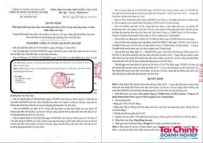 Nước sạch số 2 H&#224; Nội lợi nhuận xuống đ&#225;y, đầu thầu tiết kiệm thấp - Ảnh 1