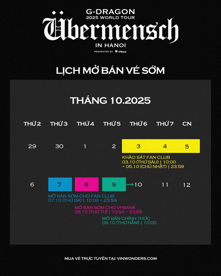 G-DRAGON 2025 WORLD TOUR [&#220;bermensch]: Biểu tượng to&#224;n cầu ch&#237;nh thức trở lại với chuyến lưu diễn được mong chờ bậc nhất tại c&#225;c th&#224;nh phố lớn - Ảnh 3