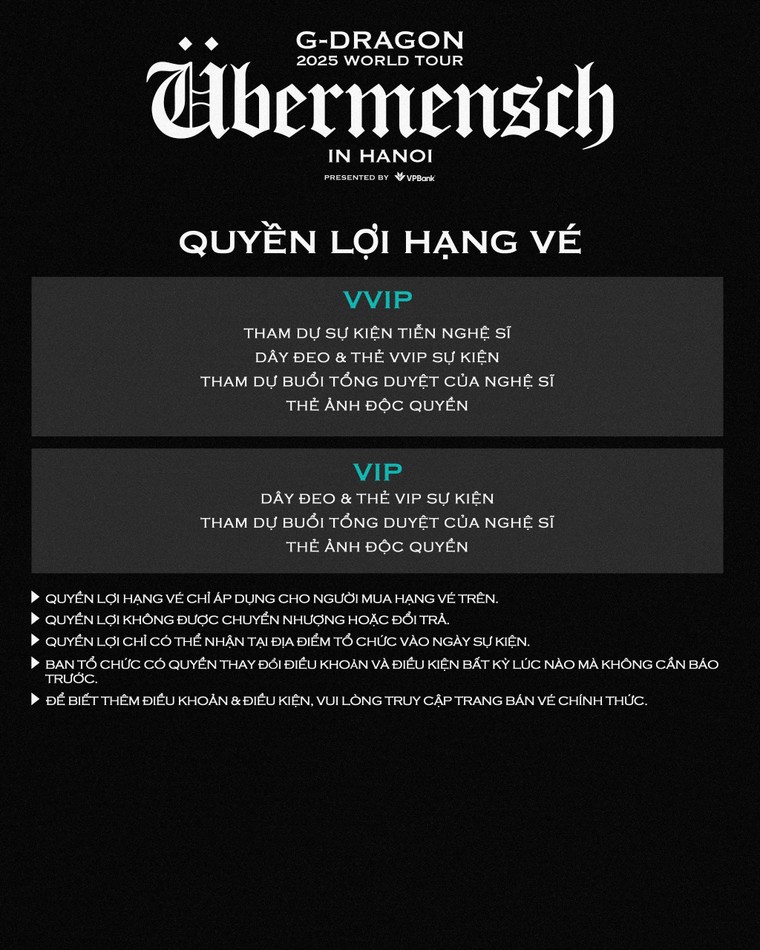 G-DRAGON 2025 WORLD TOUR [&#220;bermensch]: Biểu tượng to&#224;n cầu ch&#237;nh thức trở lại với chuyến lưu diễn được mong chờ bậc nhất tại c&#225;c th&#224;nh phố lớn - Ảnh 4