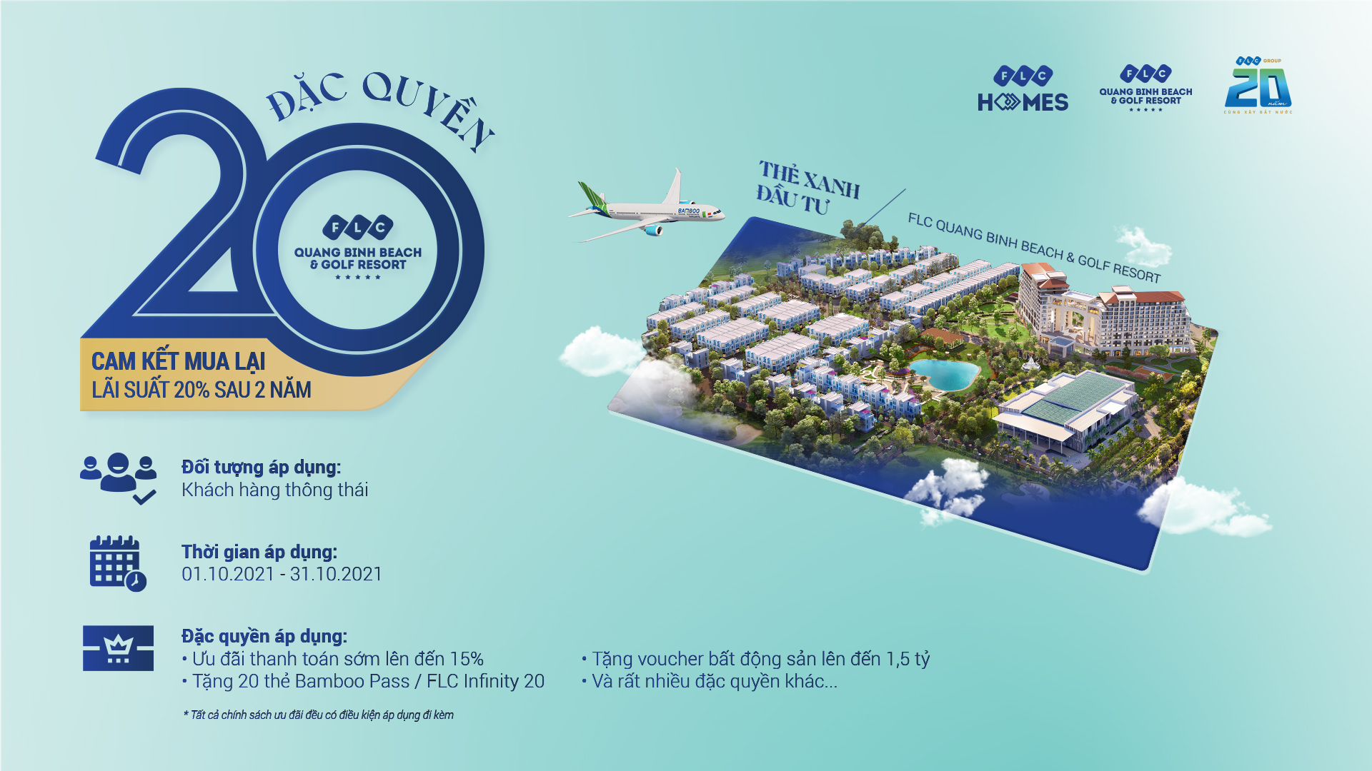 Chương tr&igrave;nh &ldquo;Đặc quyền 20&rdquo; với nhiều ưu đ&atilde;i lớn chưa từng c&oacute; &nbsp;