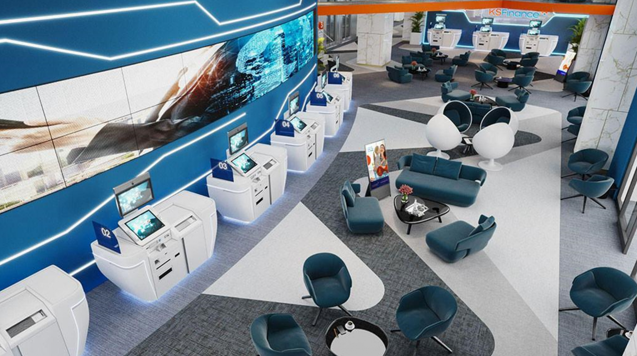 Không gian sang trọng với những thiết bị công nghệ hiện đại bên trong văn phòng của KSF Group  