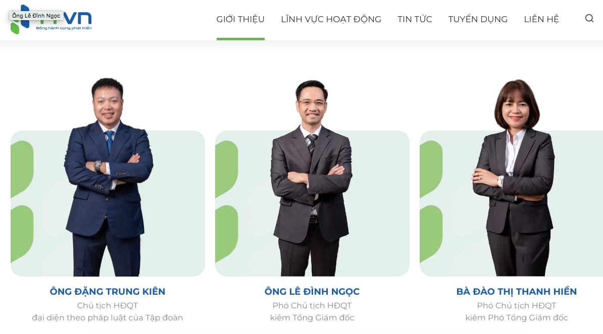 &Ocirc;ng L&ecirc; Đ&igrave;nh Ngọc, người đại diện theo ph&aacute;p luật của Năng lượng Trường Th&agrave;nh cũng đang l&agrave; Ph&oacute; Chủ tịch HĐQT ki&ecirc;m Tổng Gi&aacute;m đốc của Tập đo&agrave;n Trường Th&agrave;nh Việt Nam. Ảnh chụp m&agrave;n h&igrave;nh.