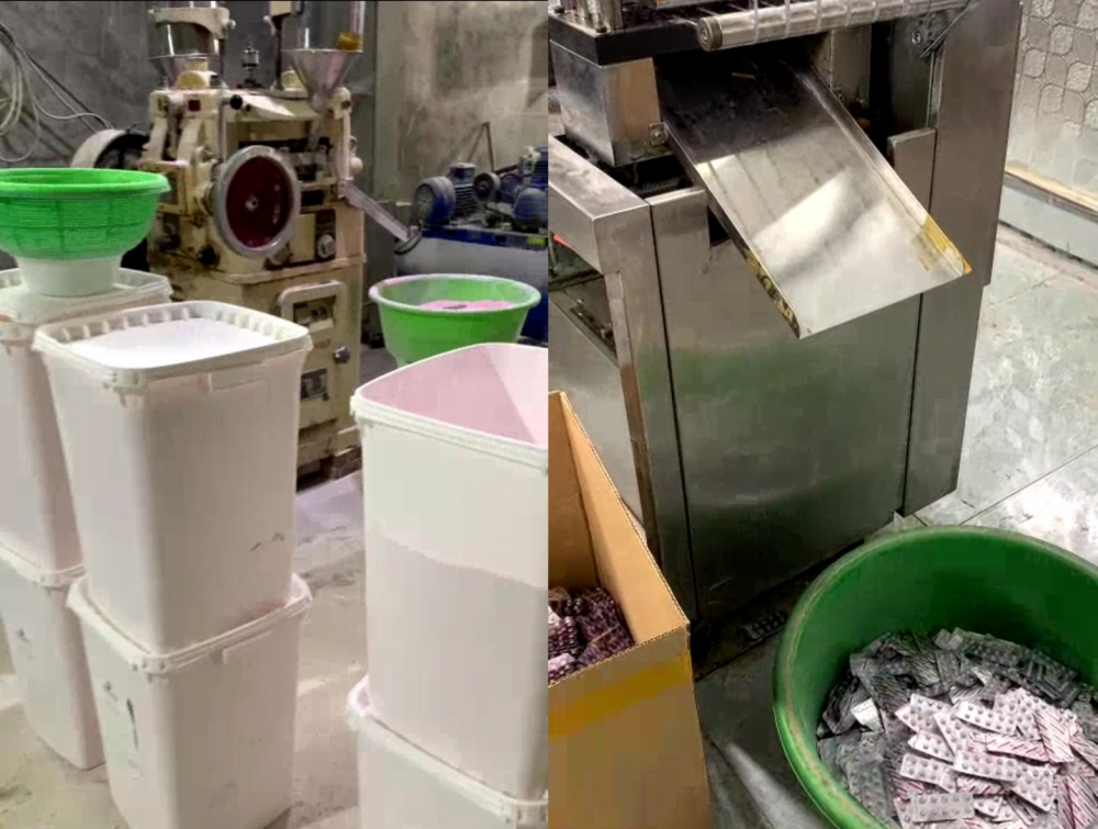 H&#224; Nội: Ph&#225;t hiện cơ sở sản xuất thuốc giả số lượng lớn - Ảnh 1