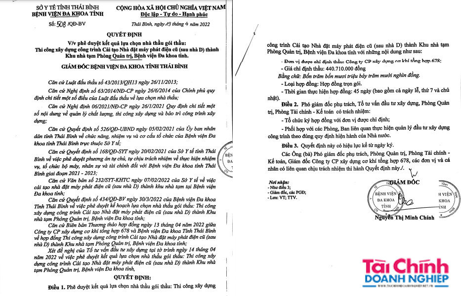 G&oacute;i thầu X&acirc;y dựng c&ocirc;ng tr&igrave;nh Cải tạo Nh&agrave; đặt m&aacute;y ph&aacute;t điện cũ (sau nh&agrave; D) th&agrave;nh Khu nh&agrave; tạm Ph&ograve;ng Quản trị, Bệnh viện Đa khoa tỉnh.