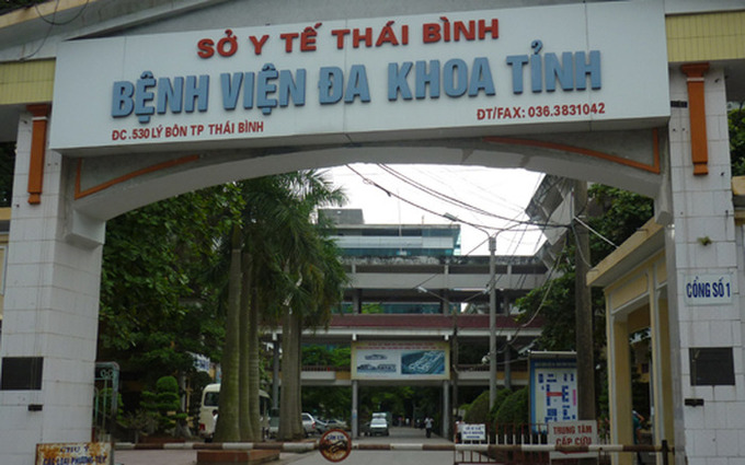 Bệnh viện Đa khoa tỉnh Th&aacute;i B&igrave;nh.