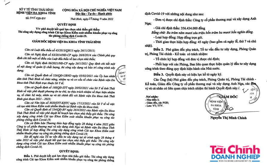 G&oacute;i thầu Thi c&ocirc;ng x&acirc;y dựng c&ocirc;ng tr&igrave;nh Cải tại Khoa Kiểm so&aacute;t nhiễm khuẩn phục vụ c&ocirc;ng t&aacute;c ph&ograve;ng chống dịch Covid-19.