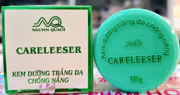 Thu hồi to&#224;n quốc kem dưỡng trắng da chống nắng Careleeser k&#233;m chất lượng - Ảnh 1