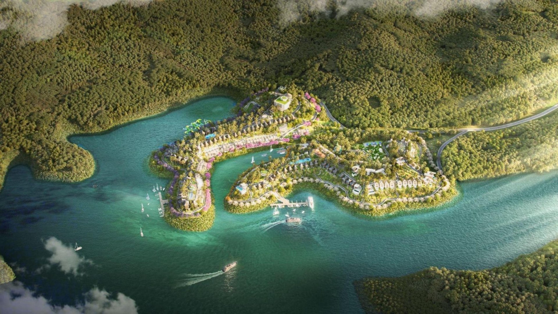 Phối cảnh dự &aacute;n Shoshin B&igrave;nh Thanh WorldHotels Spa &amp; Resort của Archi Group.