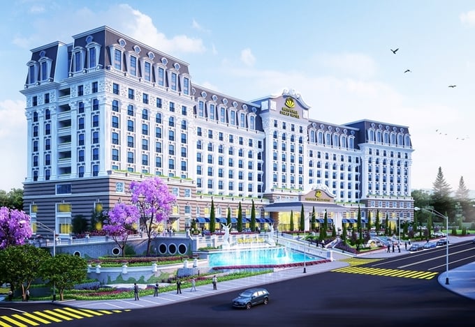 Kh&aacute;ch sạn Merperle Dalat Hotel lớn nhất Đ&agrave; Lạt x&acirc;y vượt ph&eacute;p gần 4.500 m2.