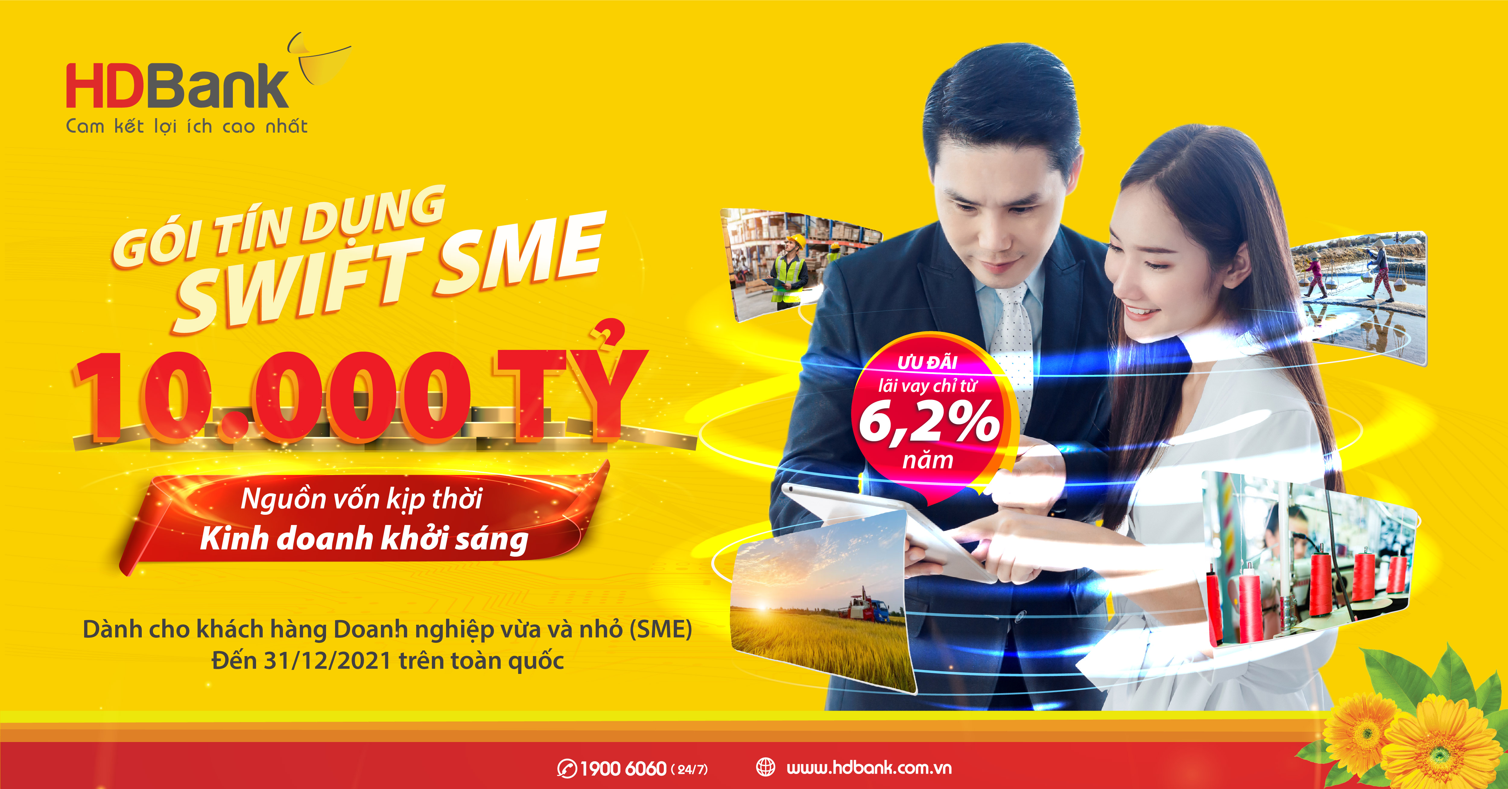 HDBank tăng g&#243;i hỗ trợ doanh nghiệp SME v&#224; hộ sản xuất kinh doanh l&#234;n 10.000 tỷ đồng - Ảnh 1