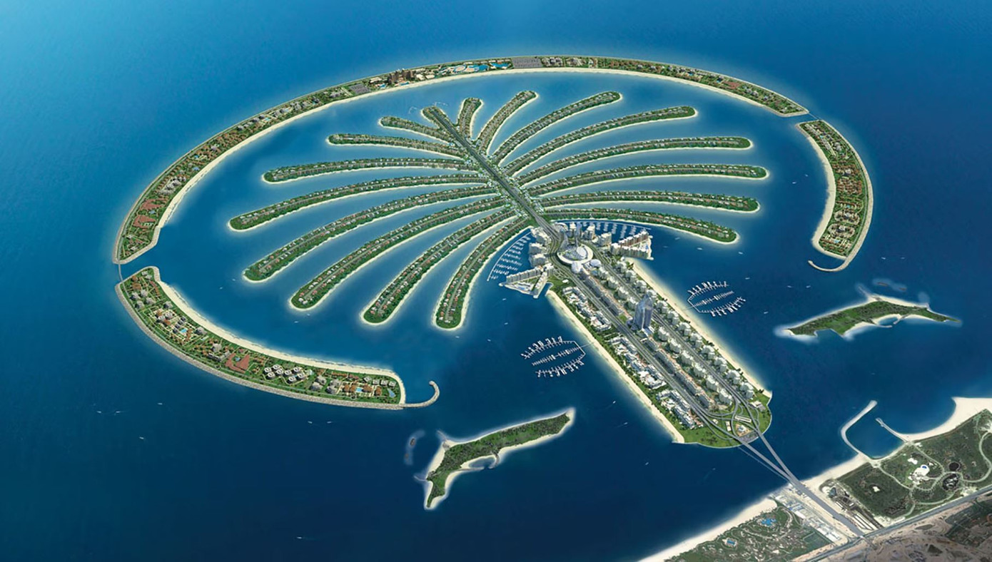 Đảo nh&acirc;n tạo Palm Jumeirah tại Dubai được v&iacute; như &ldquo;kỳ quan thứ 8&rdquo; của thế giới