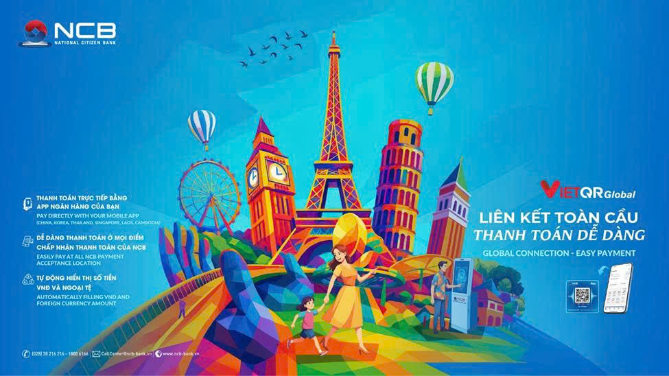 NCB ti&ecirc;n phong triển khai giải ph&aacute;p thanh to&aacute;n xuy&ecirc;n bi&ecirc;n giới bằng m&atilde; QR