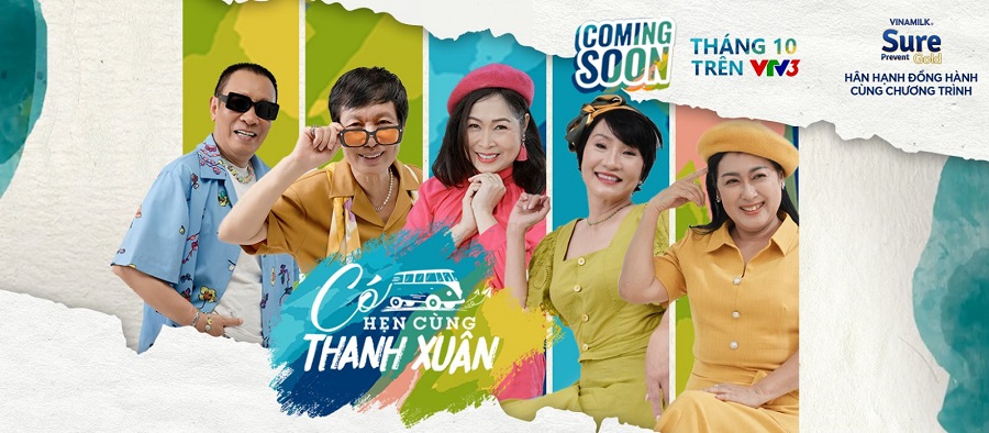 Ph&aacute;t s&oacute;ng định kỳ l&uacute;c 21h15 chủ nhật hằng tuần tr&ecirc;n s&oacute;ng VTV3 từ 22/10, &ldquo;C&oacute; Hẹn C&ugrave;ng Thanh Xu&acirc;n&rdquo; hứa hẹn l&agrave; chương tr&igrave;nh truyền h&igrave;nh thực tế &ldquo;ăn kh&aacute;ch&rdquo; với sự tham gia của d&agrave;n diễn vi&ecirc;n, nh&agrave; b&aacute;o gạo cội.
