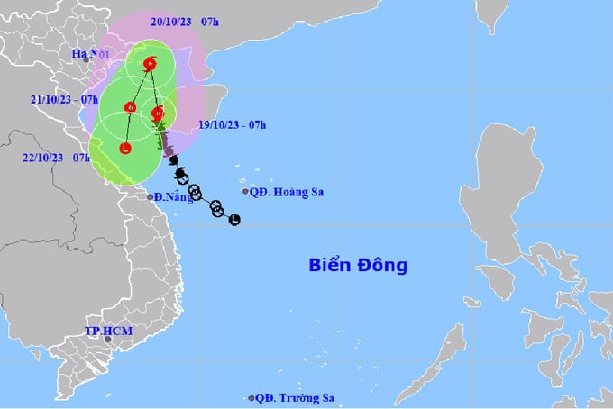 B&atilde;o số 5 v&agrave;o vịnh Bắc Bộ trong 24 giờ tới, miền Bắc nhiều nơi mưa lớn.