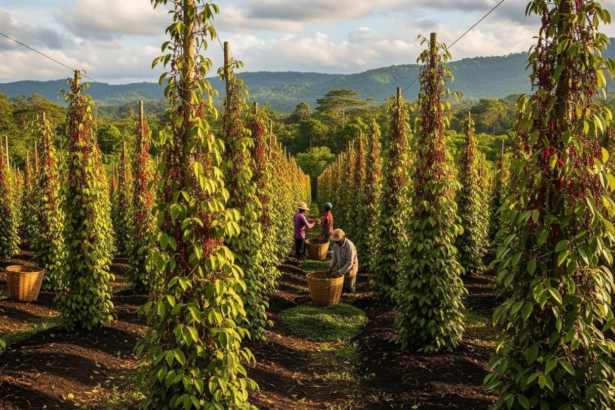 Gi&#225; n&#244;ng sản h&#244;m nay 20/10/2025: C&#224; ph&#234; v&#224; hồ ti&#234;u đứng gi&#225; - Ảnh 1