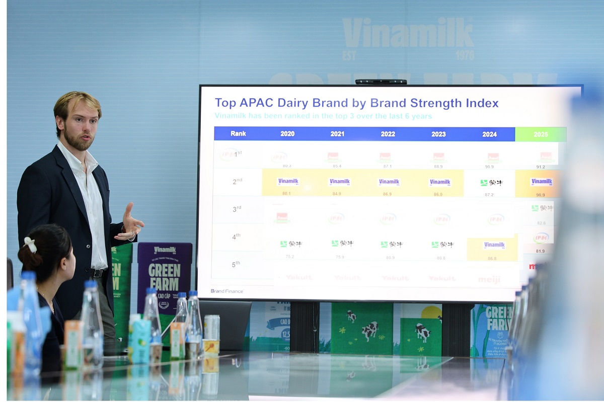 &Ocirc;ng Alex Haigh &ndash; Gi&aacute;m đốc điều h&agrave;nh Brand Finance khu vực ch&acirc;u &Aacute; &ndash; Th&aacute;i B&igrave;nh Dương chia sẻ về b&aacute;o c&aacute;o gi&aacute; trị thương hiệu năm 2025 (Ảnh: Nguyễn Ho&agrave;ng).