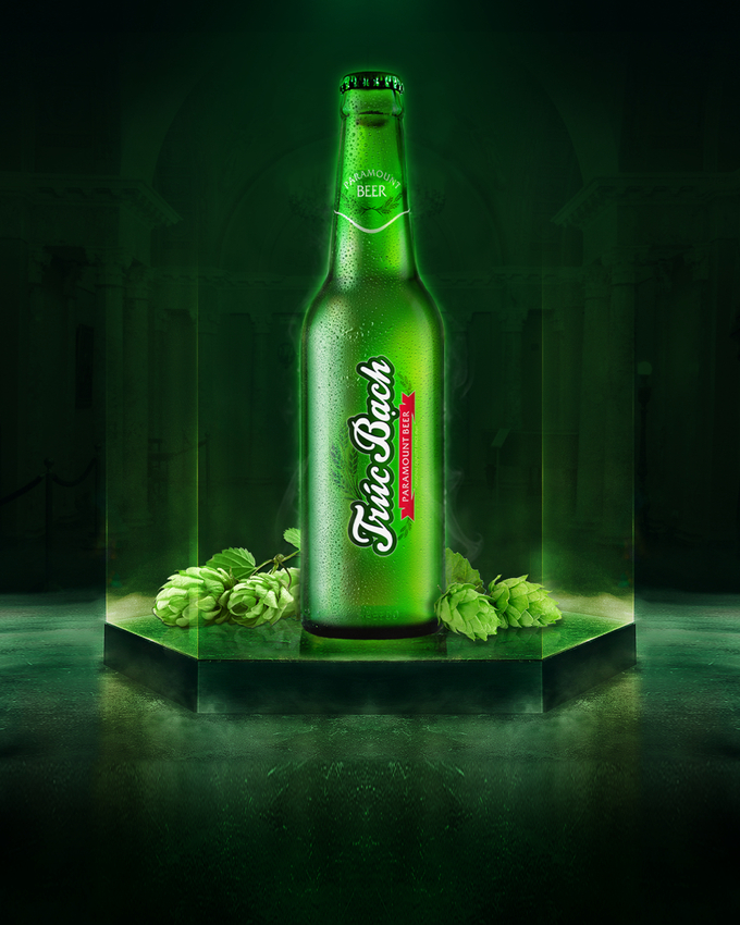 Bia Tr&uacute;c Bạch. Nguồn: Habeco.