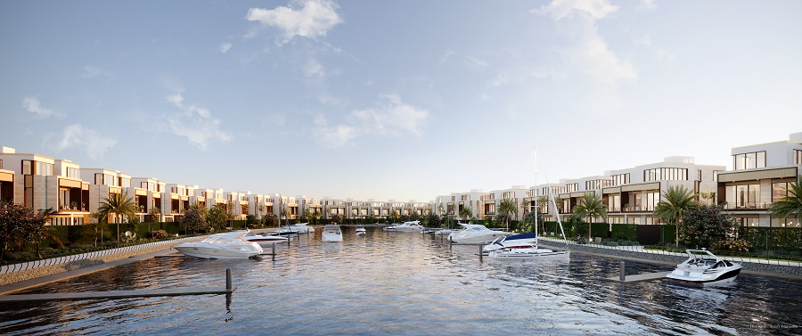 Bến du thuyền nằm ở trung t&acirc;m dự &aacute;n