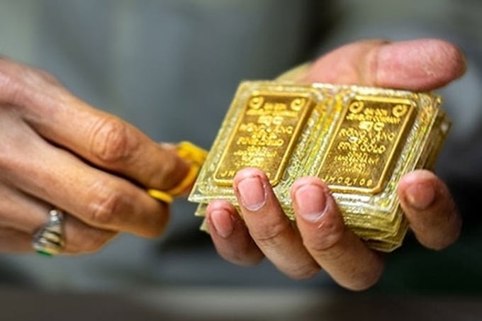 V&agrave;ng trong nước hạ nhiệt do USD tăng nhanh trở lại.