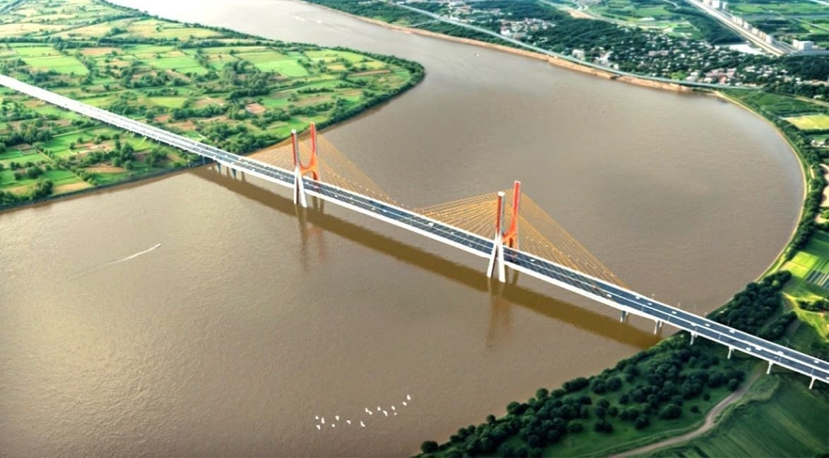 Cầu Ngọc Hồi l&agrave; một trong c&aacute;c dự &aacute;n giao th&ocirc;ng trọng điểm của th&agrave;nh phố H&agrave; Nội giai đoạn 2025-2028 với tổng mức đầu tư gần 12.000 tỷ đồng.