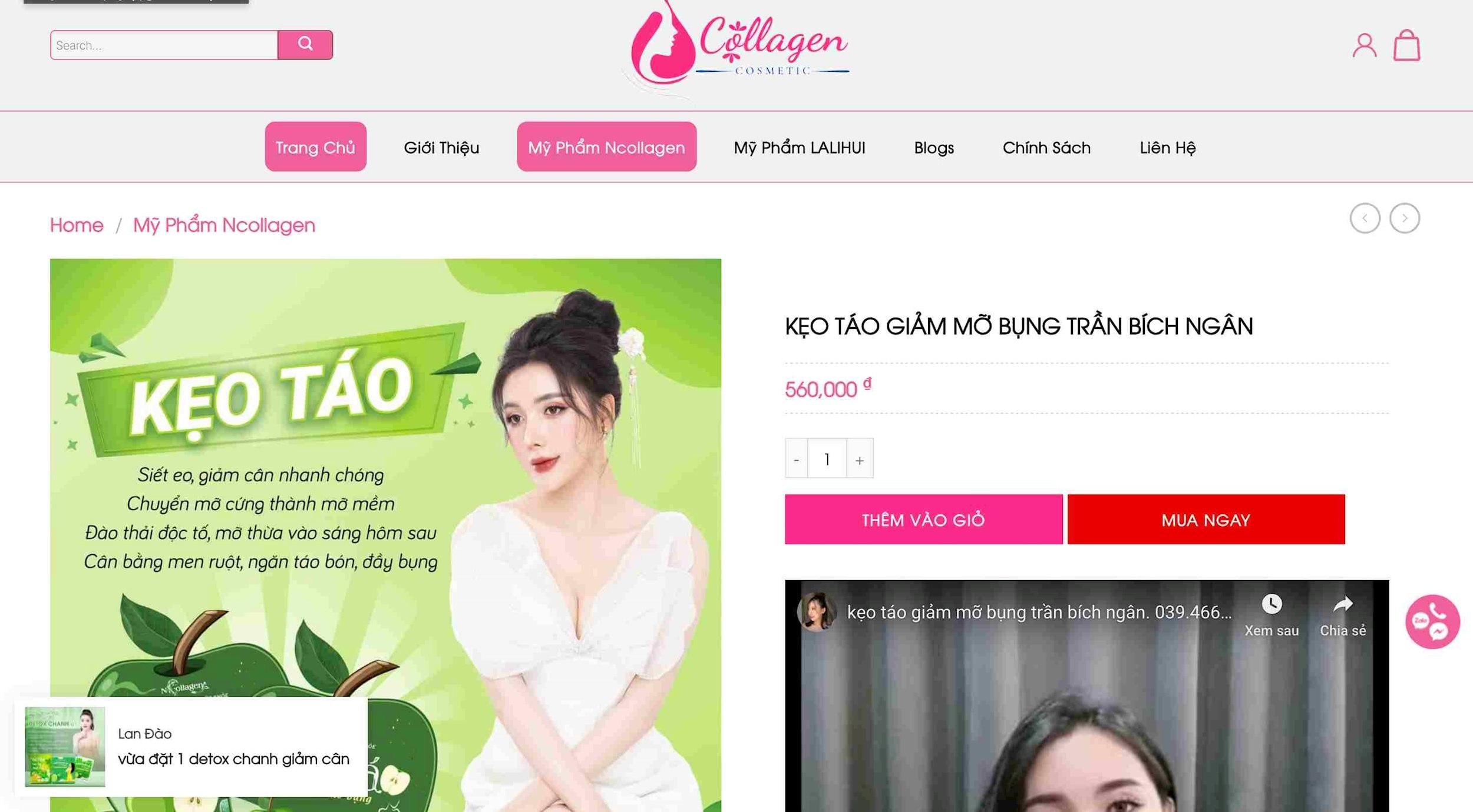 C&aacute;c sản phẩm giảm c&acirc;n v&agrave; l&agrave;m đẹp mang thương hiệu Ng&acirc;n Collagen vẫn được rao b&aacute;n c&ocirc;ng khai tr&ecirc;n nhiều s&agrave;n thương mại điện tử, d&ugrave; cơ quan chức năng đ&atilde; l&ecirc;n tiếng cảnh b&aacute;o.
