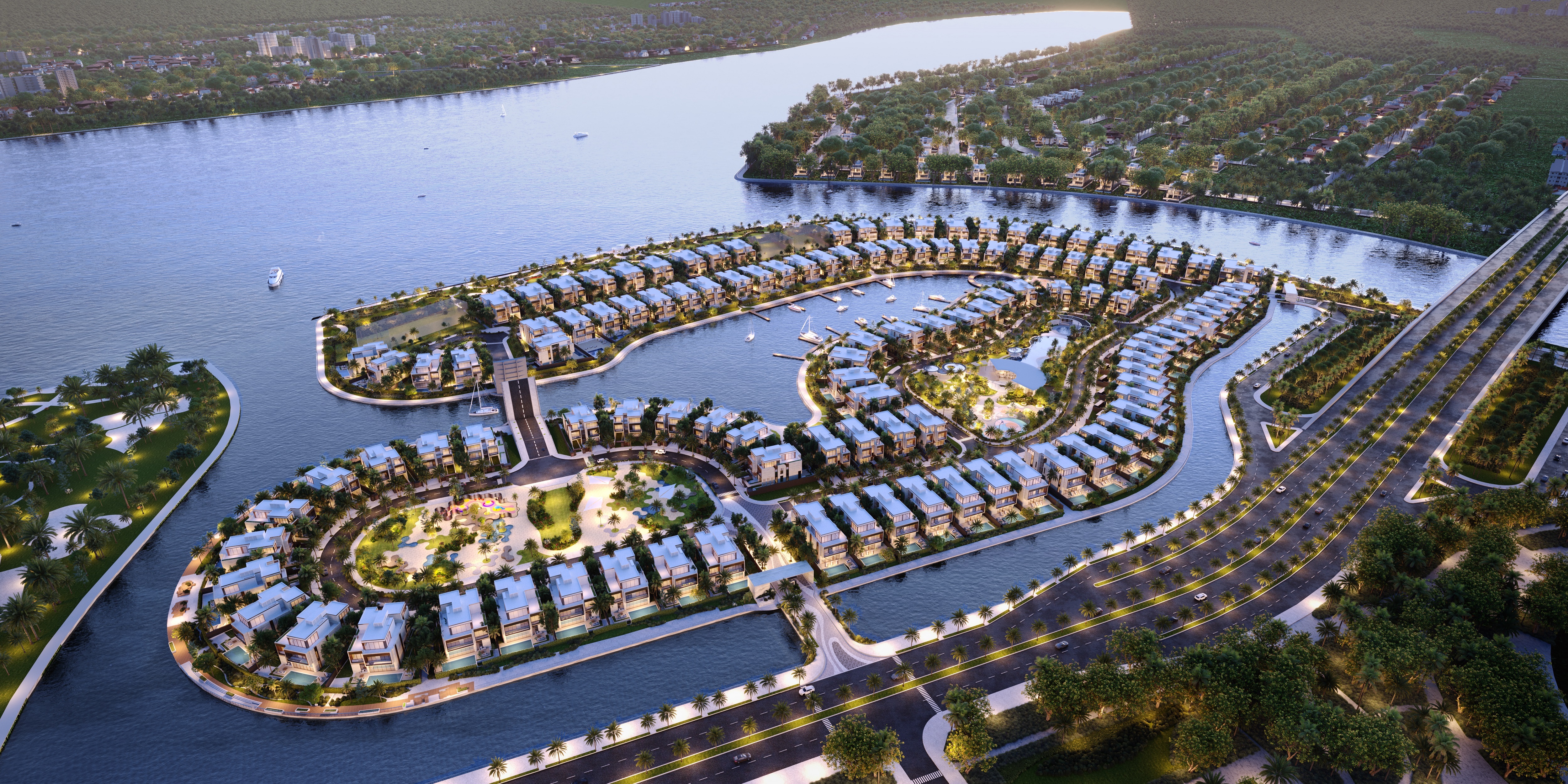 Phối cảnh một dự &aacute;n cho giới si&ecirc;u gi&agrave;u.