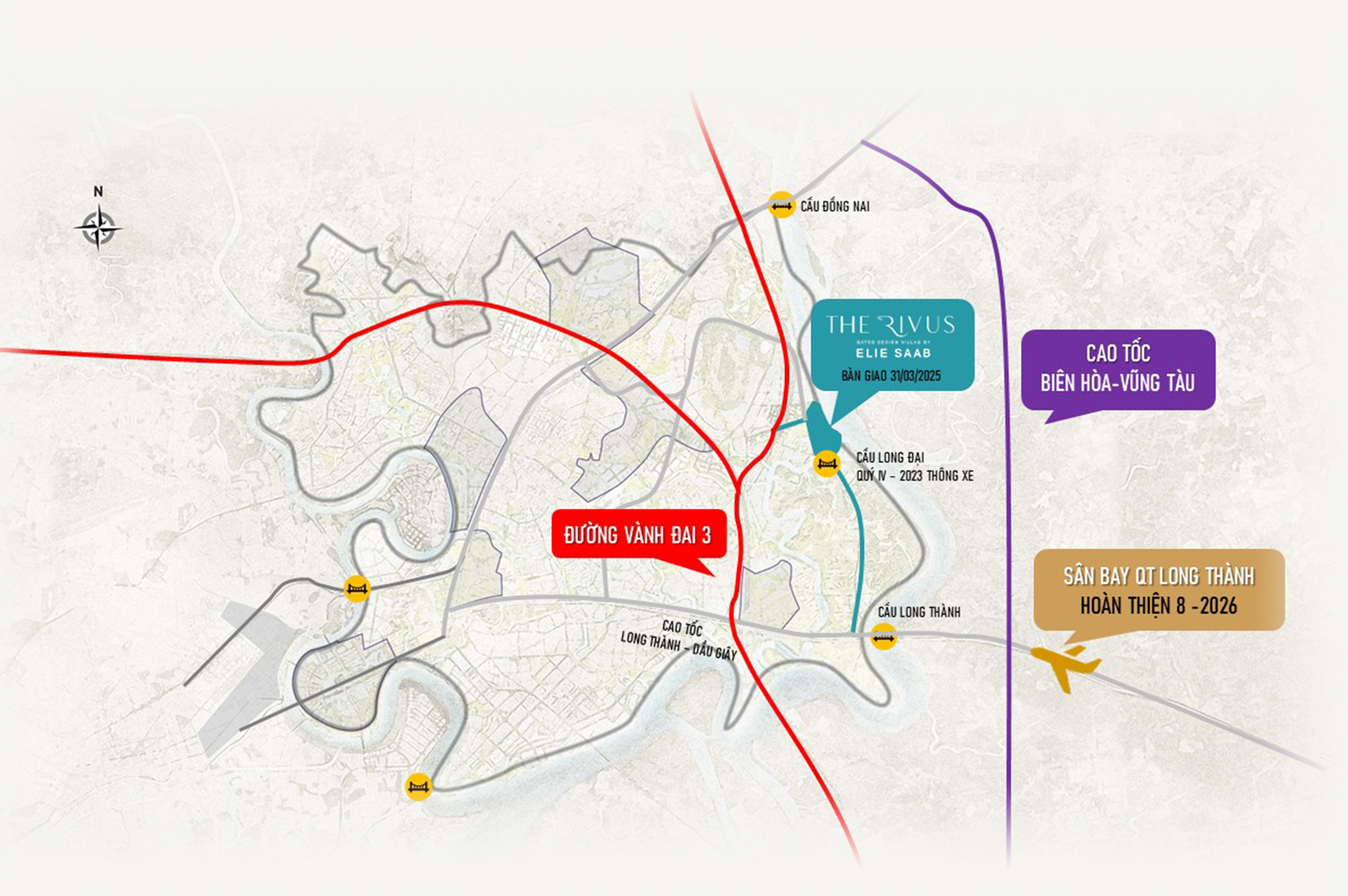 Vị tr&iacute; "si&ecirc;u kết nối" của The Rivus.