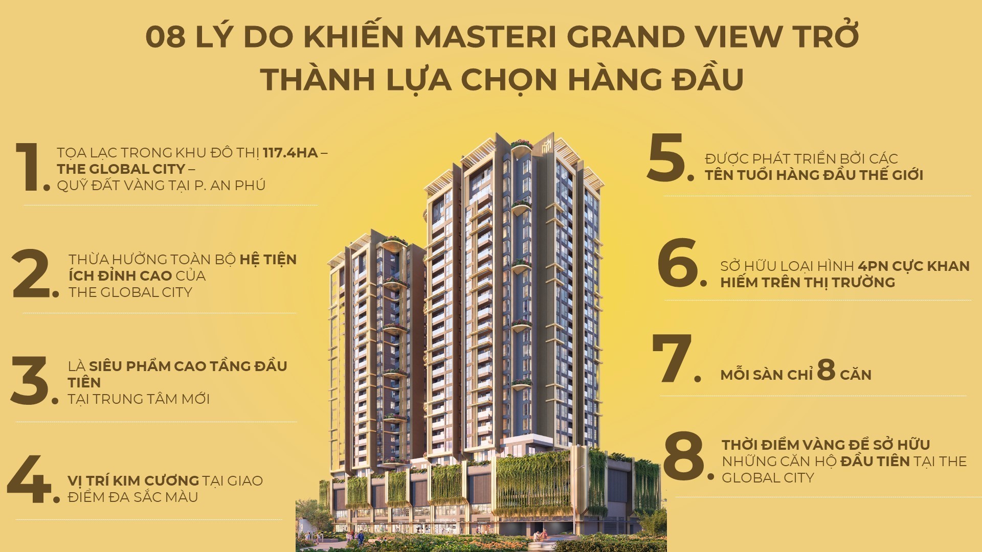 Thấy gì sau chiến lược ra mắt phân khu cao tầng đầu tiên của Masterise Homes tại trung tâm mới của Tp.HCM - The Global City? - Ảnh 1