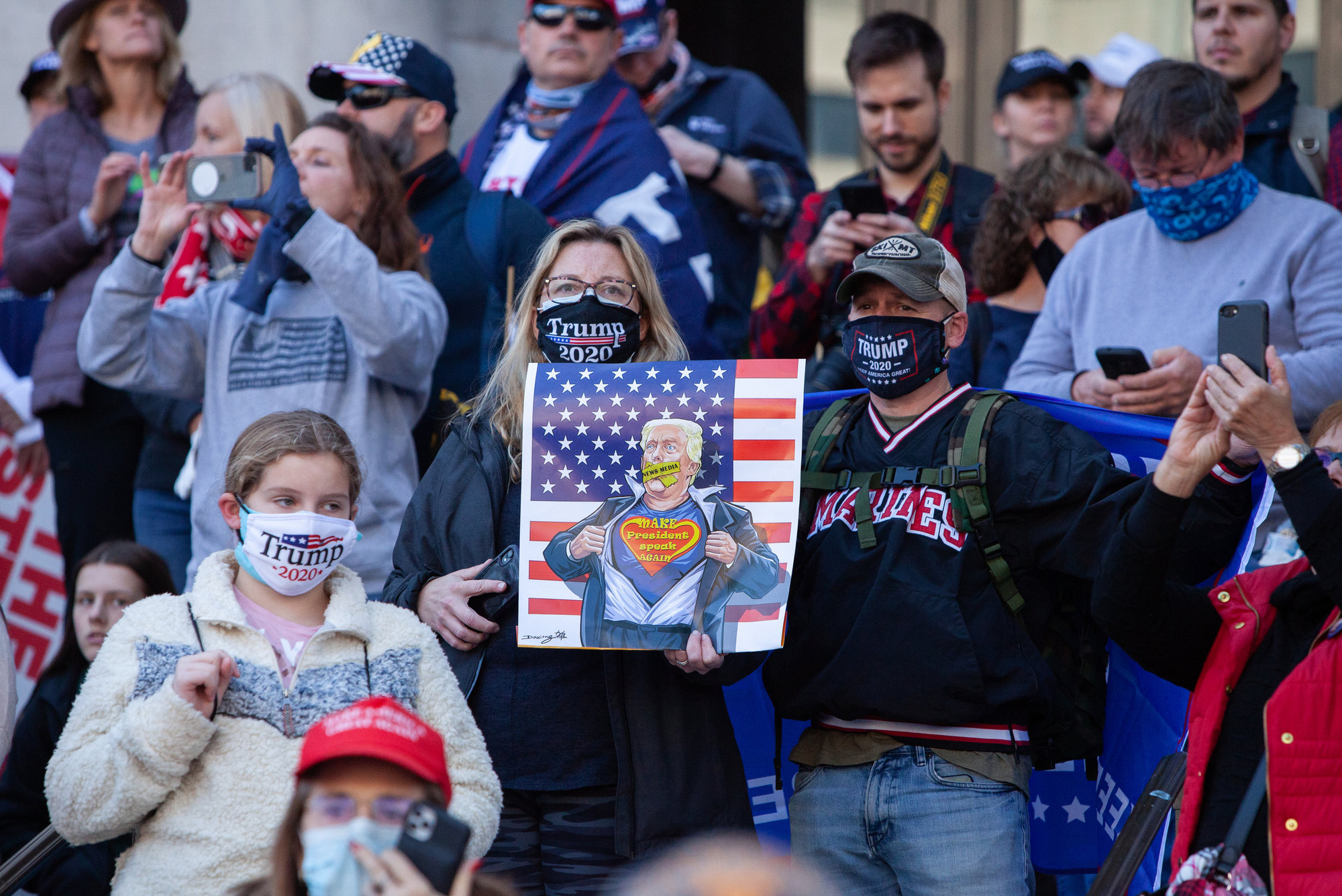 Người ủng hộ &#244;ng Trump xuống đường biểu t&#236;nh, đ&#242;i &quot;chấm dứt gian lận bầu cử&quot; - Ảnh 5