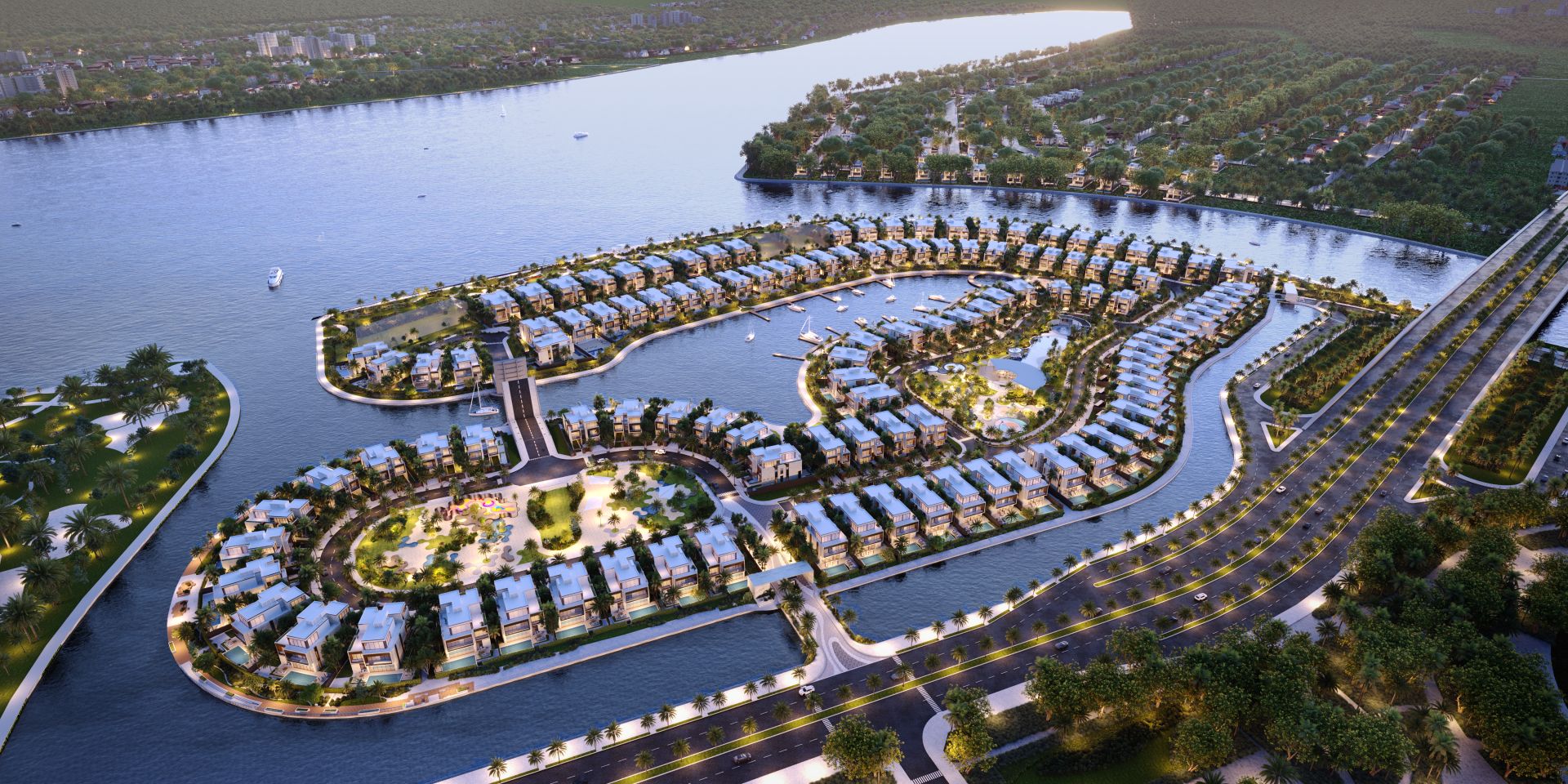 Dinh thự The Rivus tại vị tr&iacute; &ldquo;thủy bao&rdquo; hiếm c&oacute;