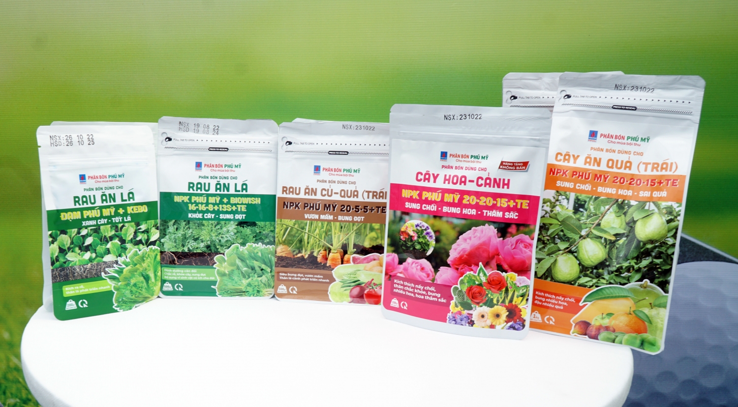 D&ograve;ng sản phẩm ph&acirc;n b&oacute;n Ph&uacute; Mỹ chuy&ecirc;n d&ugrave;ng cho n&ocirc;ng nghiệp đ&ocirc; thị