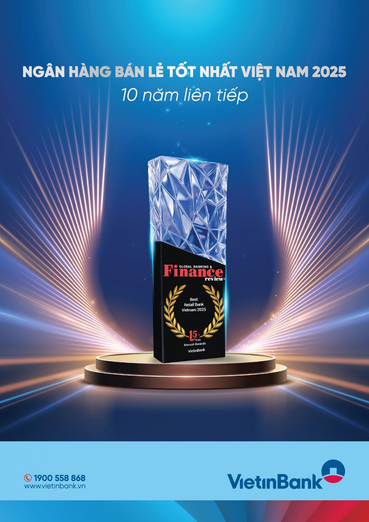 VietinBank: Một thập kỉ bền bỉ với danh hiệu “Ng&#226;n h&#224;ng b&#225;n lẻ tốt nhất Việt Nam” - Ảnh 1