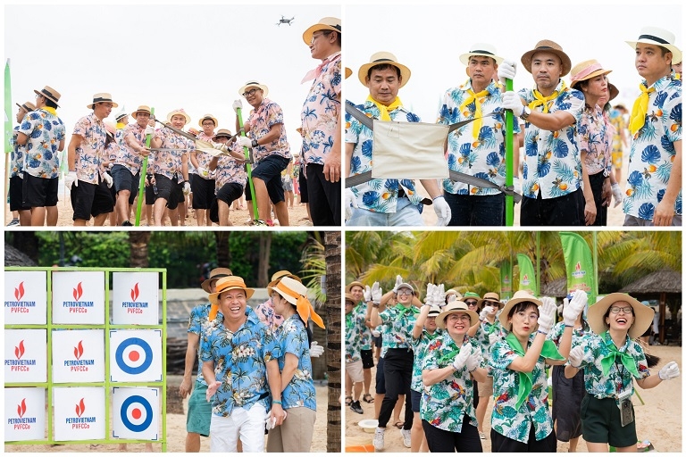 CBCNV tham gia chương tr&igrave;nh được chia l&agrave;m &ldquo;8 team&rdquo; đ&atilde; c&ugrave;ng nhau thi đua v&agrave; vượt qua c&aacute;c thử th&aacute;ch m&agrave; BTC đặt ra