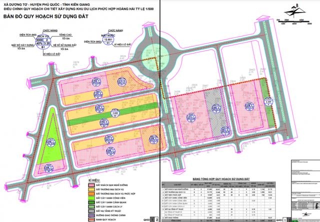 Quy hoạch dự &aacute;n Ho&agrave;ng Hải Complex tỷ lệ 1/500