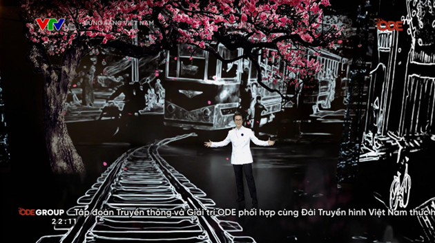 &nbsp;Bảo t&agrave;ng 3D với c&aacute;c h&igrave;nh ảnh về H&agrave; Nội được t&aacute;i hiện bằng c&ocirc;ng nghệ trong &ldquo;Bừng s&aacute;ng Việt Nam 2022&rdquo;.