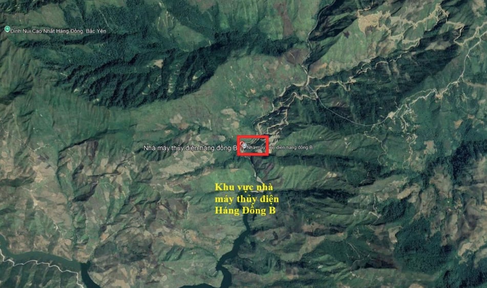 Vị tr&iacute; dự &aacute;n. Ảnh chụp m&agrave;n h&igrave;nh.