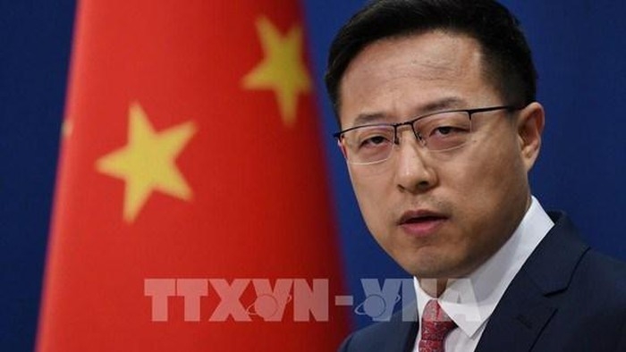 Người ph&aacute;t ng&ocirc;n Bộ Ngoại giao Trung Quốc Triệu Lập Ki&ecirc;n. Ảnh: TTXVN &nbsp;