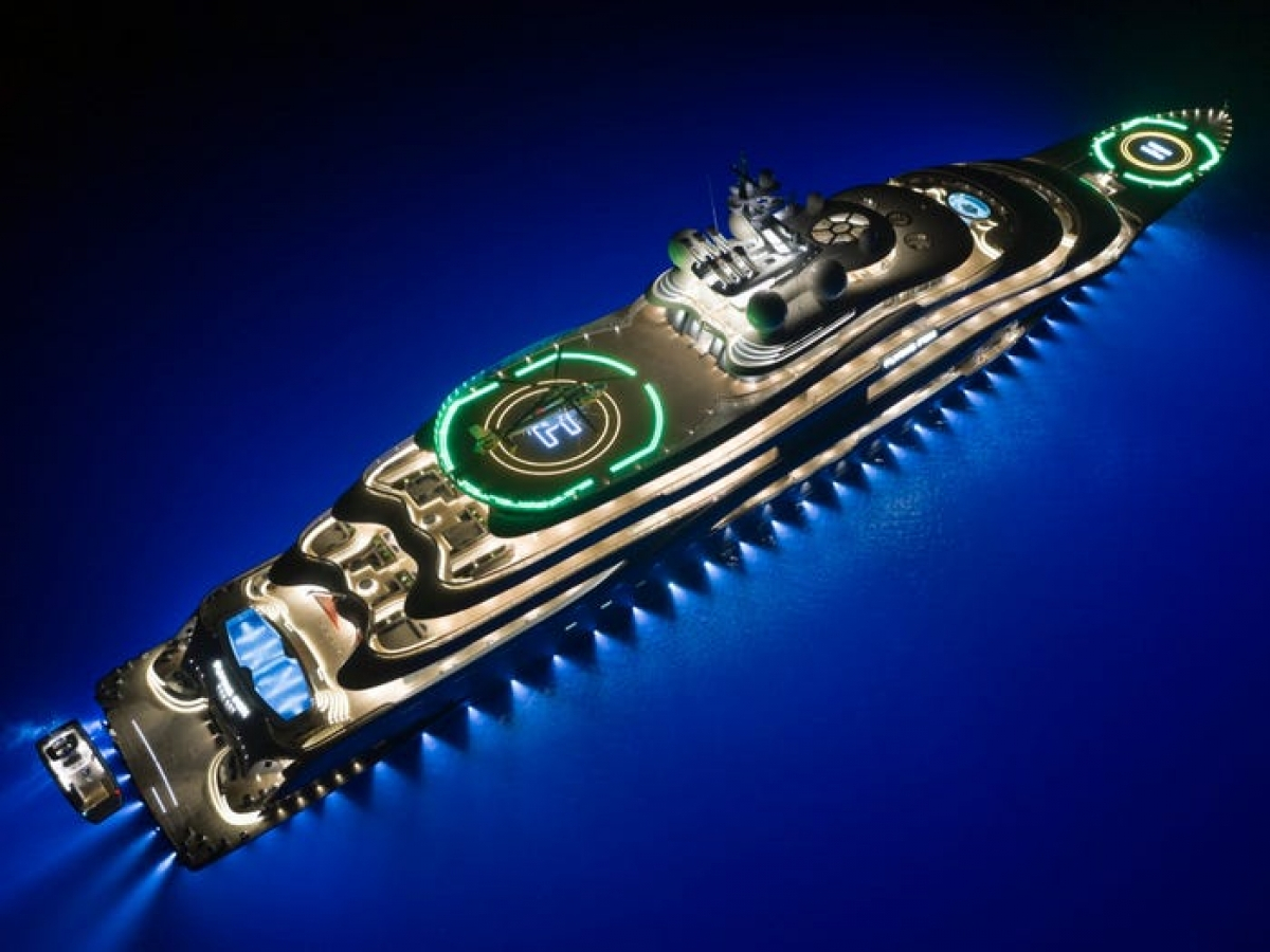 Tất cả c&aacute;c ph&ograve;ng b&ecirc;n trong du thuyền đều c&oacute; sảnh ngắm nh&igrave;n ra biển.