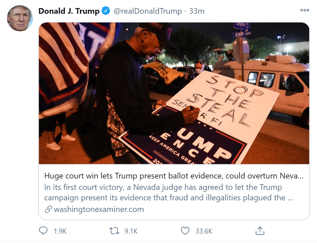 &#212;ng Trump nhận 2 tin vui: Quyết định bất ngờ của t&#242;a &#225;n Pennsylvania v&#224; một &#39;thắng lợi lớn&#39; ở Nevada - Ảnh 2