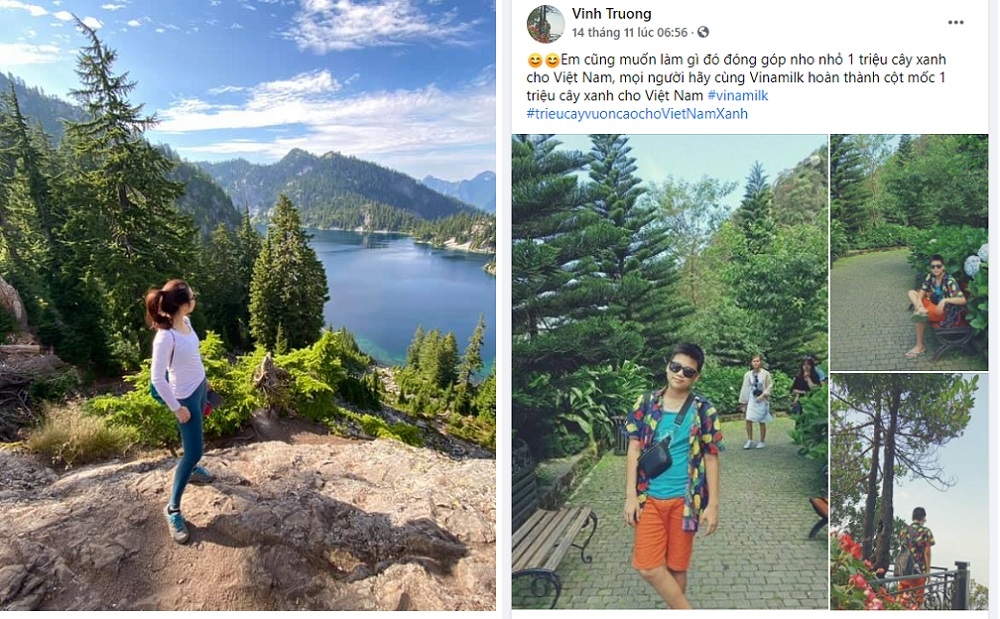 &nbsp;Facebook Anh Nguyen v&agrave;&nbsp;Kevin Vinh Truong - 2 bạn trẻ đang sống ở nước ngo&agrave;i lan tỏa những th&ocirc;ng điệp t&iacute;ch cực như &ldquo;Gieo hạt xanh - Gieo hạnh ph&uacute;c&rdquo;,&nbsp;chia sẻ về mong muốn đ&oacute;ng g&oacute;p c&acirc;y xanh cho đất nước. &nbsp;