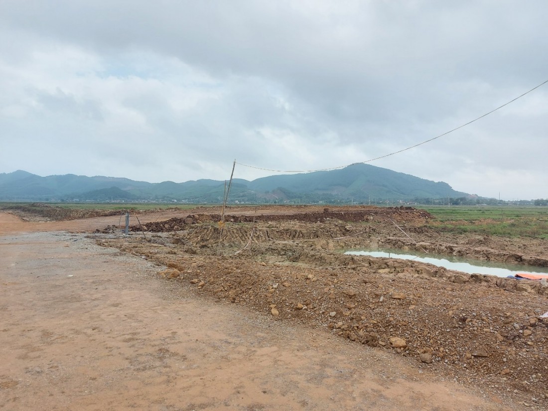 Dự &aacute;n FDI 30 triệu USD ở Nghệ An bị đ&igrave;nh chỉ thi c&ocirc;ng. Ảnh: Người Đưa Tin