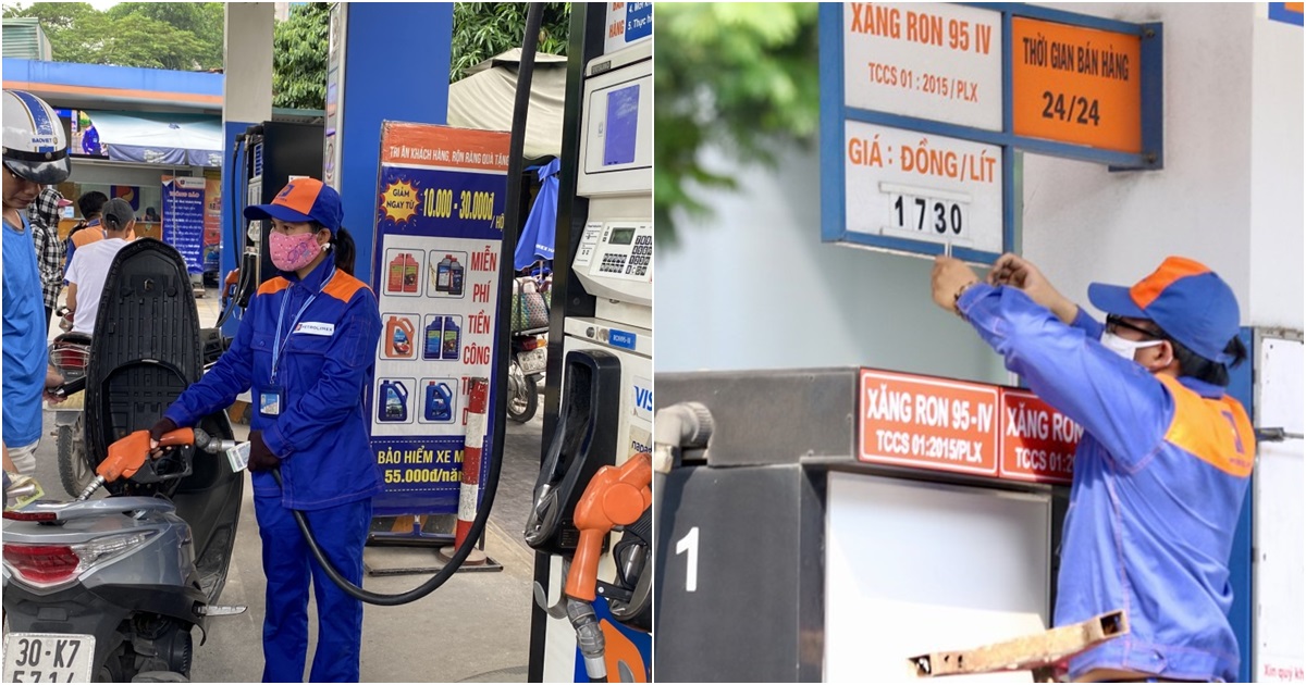 Gi&aacute; xăng RON95 giảm nhẹ từ chiều nay (30/11).