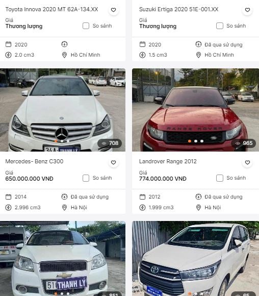 Ng&acirc;n h&agrave;ng VIB ồ ạt rao b&aacute;n loạt xe &ocirc; t&ocirc; hạng sang.