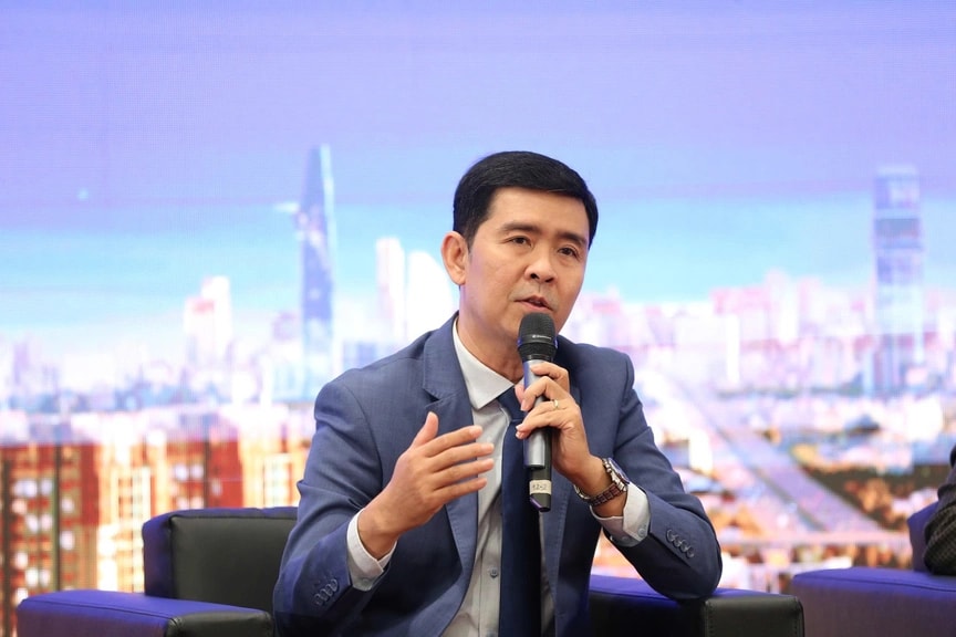 &Ocirc;ng Vũ Quốc Việt Nam, Ph&oacute; Tổng gi&aacute;m đốc Tập đo&agrave;n Đất Xanh. Ảnh: TC.