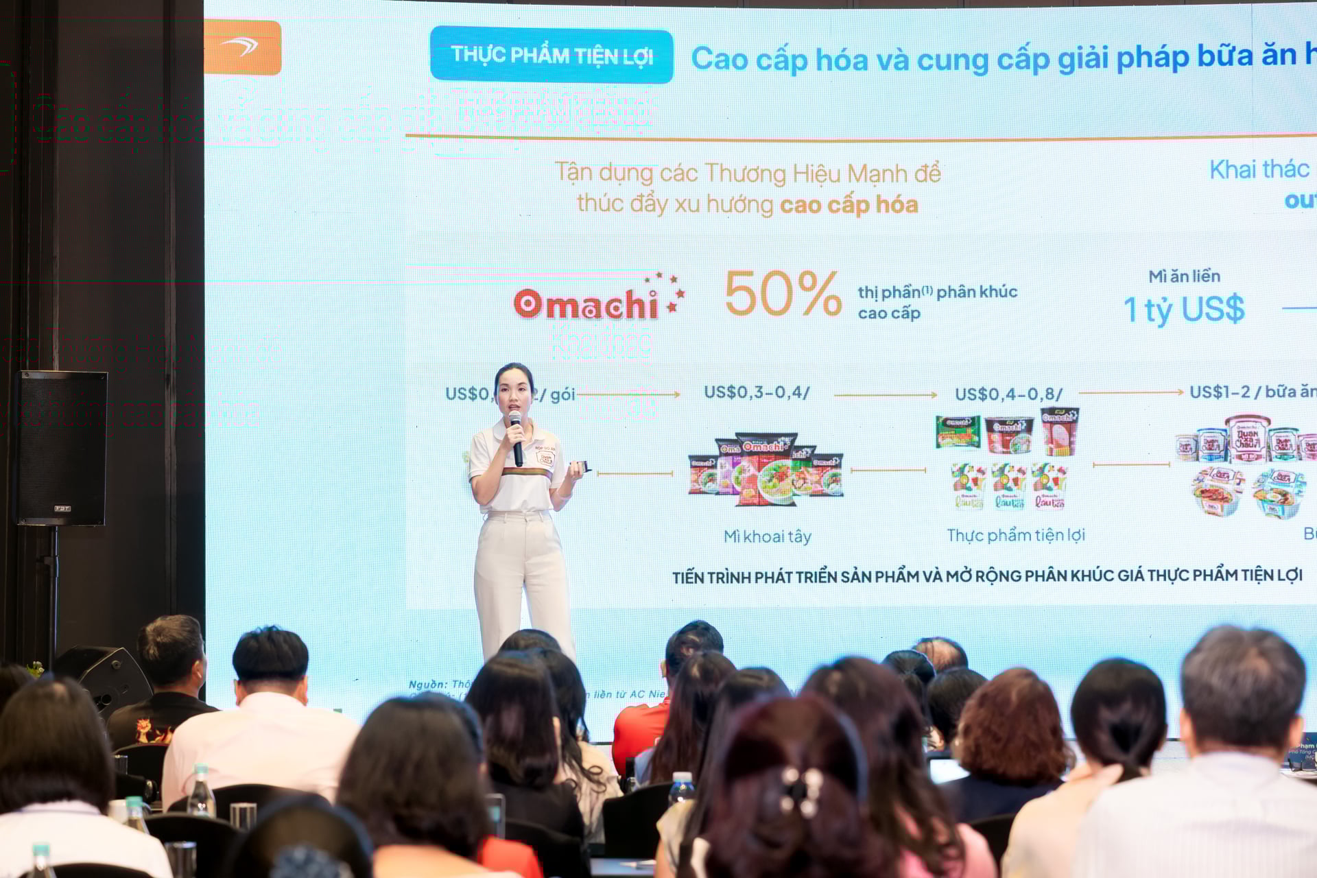 B&agrave; Nguyễn Trương Kim Phượng, Gi&aacute;m đốc Marketing cấp cao MCH, n&oacute;i về chiến lược cao cấp h&oacute;a sản phẩm