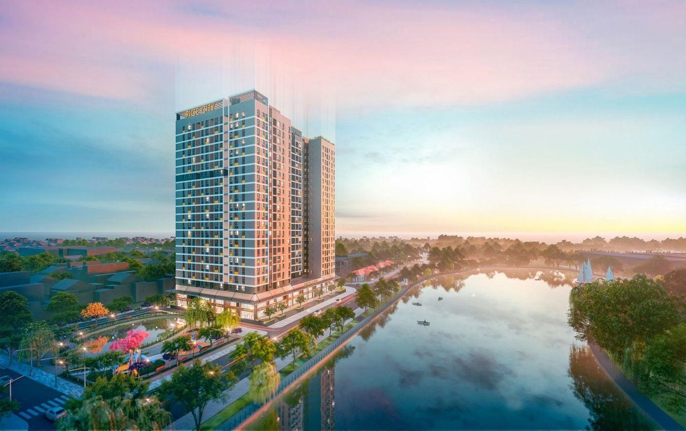 Phối cảnh dự &aacute;n Rice City Long Ch&acirc;u.