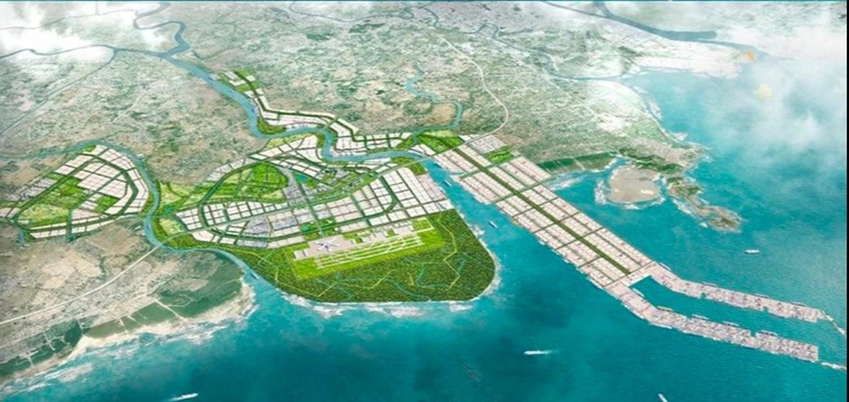 Phối cảnh Khu kinh tế ven biển ph&iacute;a Nam Hải Ph&ograve;ng. (Ảnh: Cổng TT TPHP)