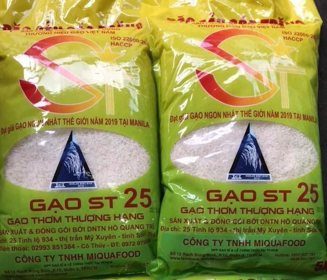 Gạo ST25 đoạt giải &#193; qu&#226;n cuộc thi &quot;Gạo ngon nhất thế giới 2020&quot; - Ảnh 1
